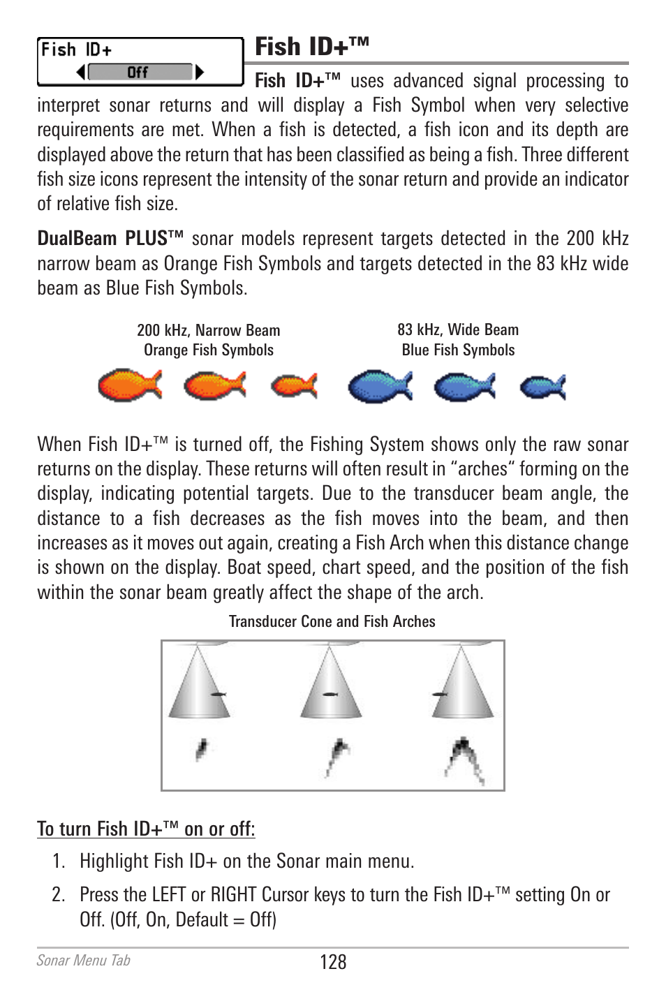 Fish id | Humminbird 700 SERIES 798CI User Manual | Page 140 / 210