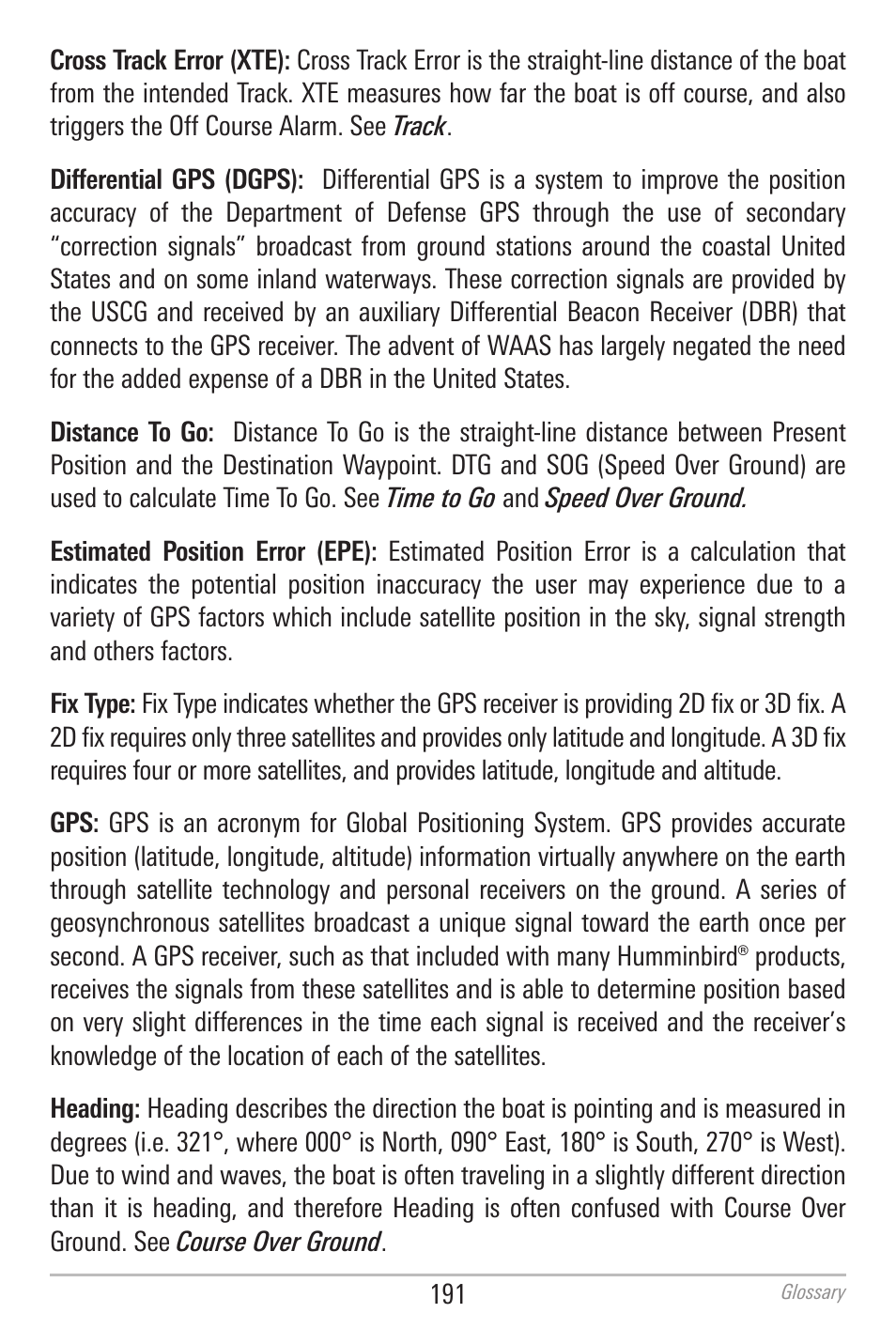 Humminbird 700 SERIES 798CI User Manual | Page 203 / 210