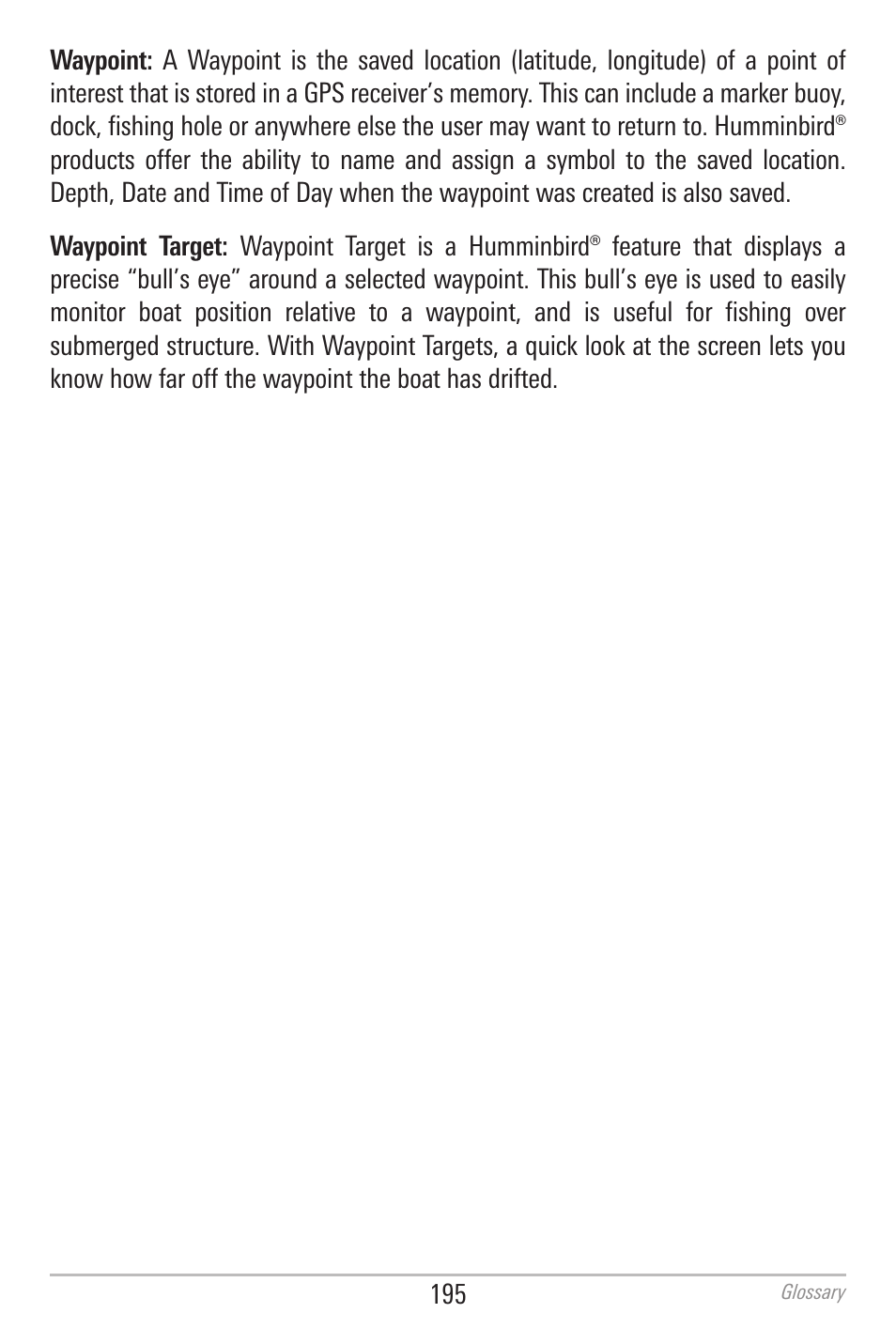 Humminbird 700 SERIES 798CI User Manual | Page 207 / 210