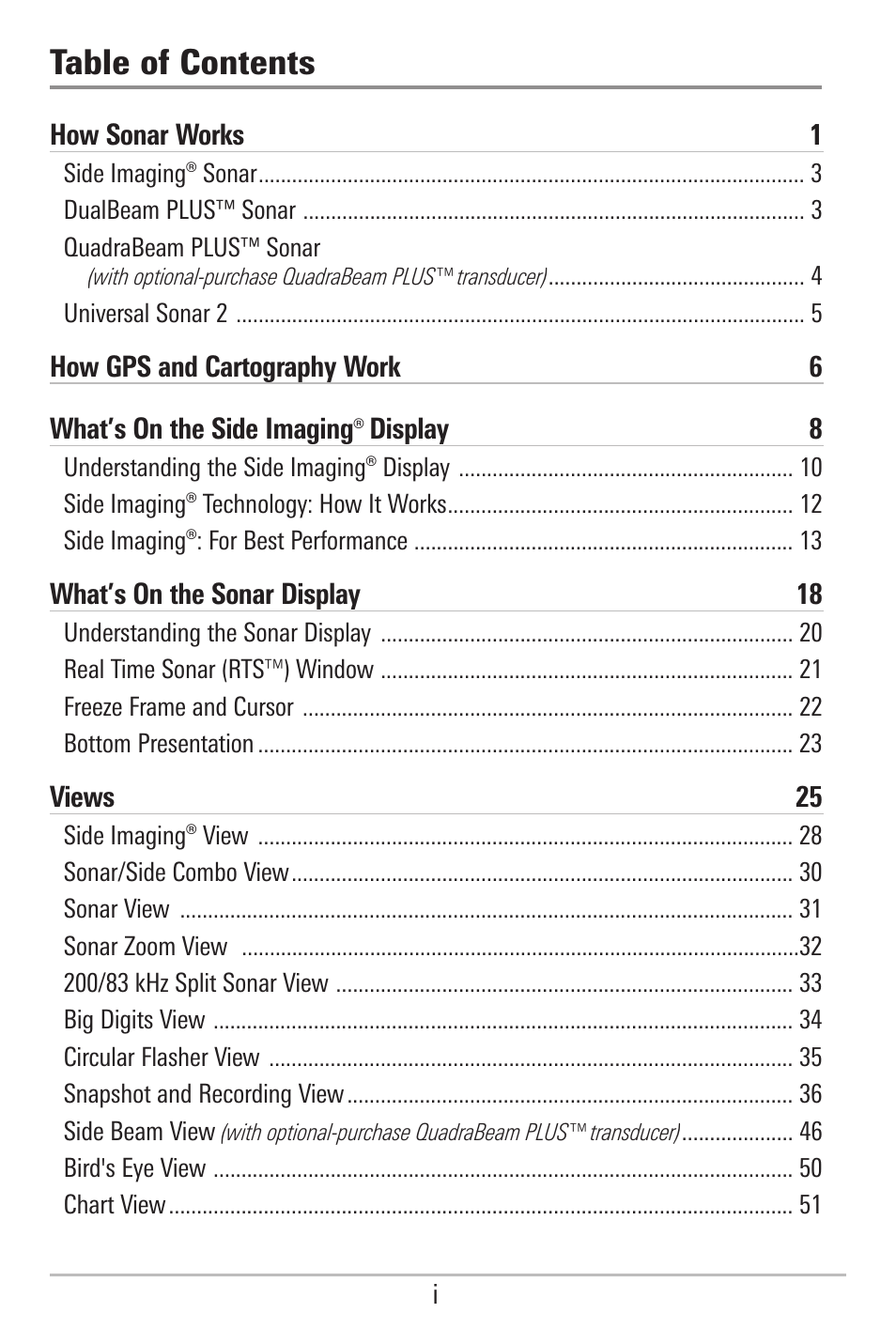 Humminbird 700 SERIES 798CI User Manual | Page 4 / 210