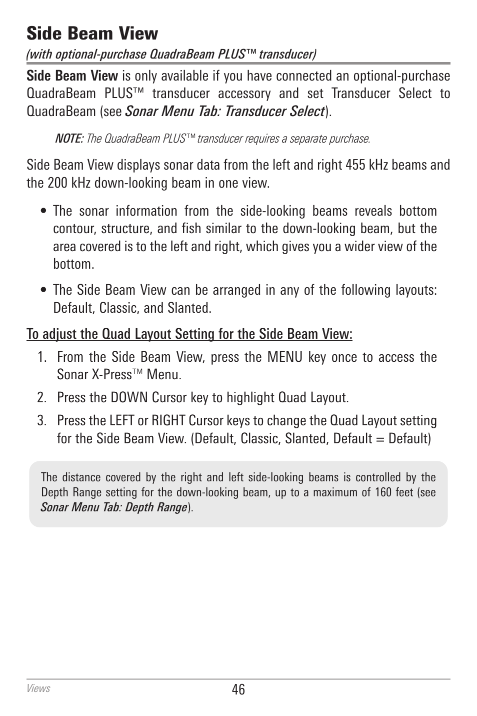 Side beam view | Humminbird 700 SERIES 798CI User Manual | Page 58 / 210