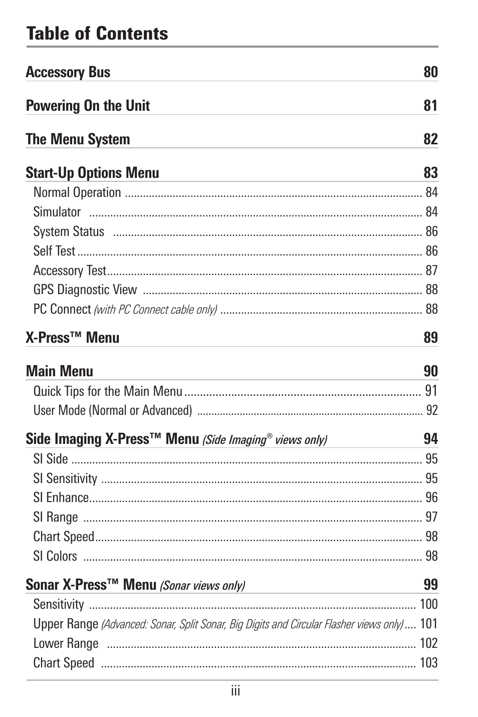 Humminbird 700 SERIES 798CI User Manual | Page 6 / 210