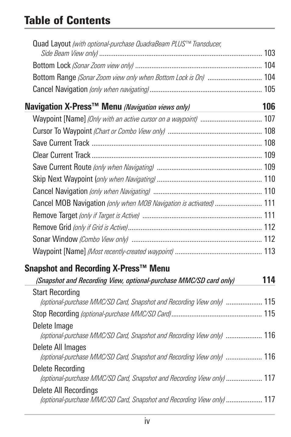 Humminbird 700 SERIES 798CI User Manual | Page 7 / 210