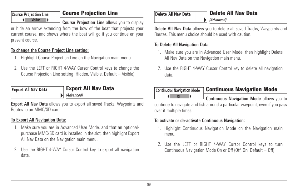 Humminbird 900 Series User Manual | Page 106 / 146