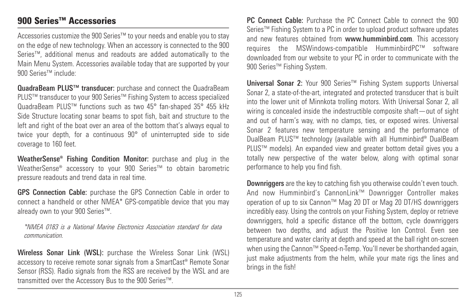 Humminbird 900 Series User Manual | Page 132 / 146