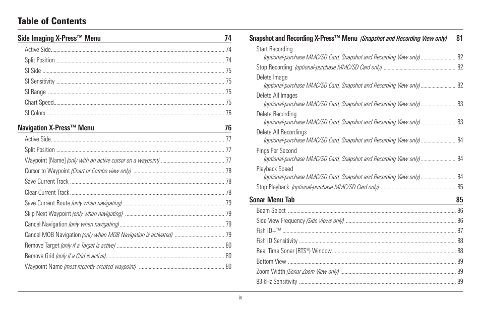 Humminbird 900 Series User Manual | Page 5 / 146