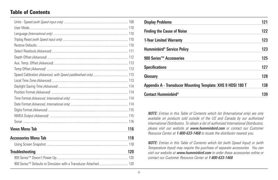 Humminbird 900 Series User Manual | Page 7 / 146