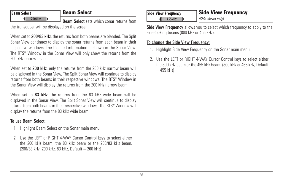 Humminbird 900 Series User Manual | Page 93 / 146