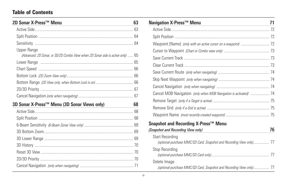 Humminbird 967C User Manual | Page 5 / 143