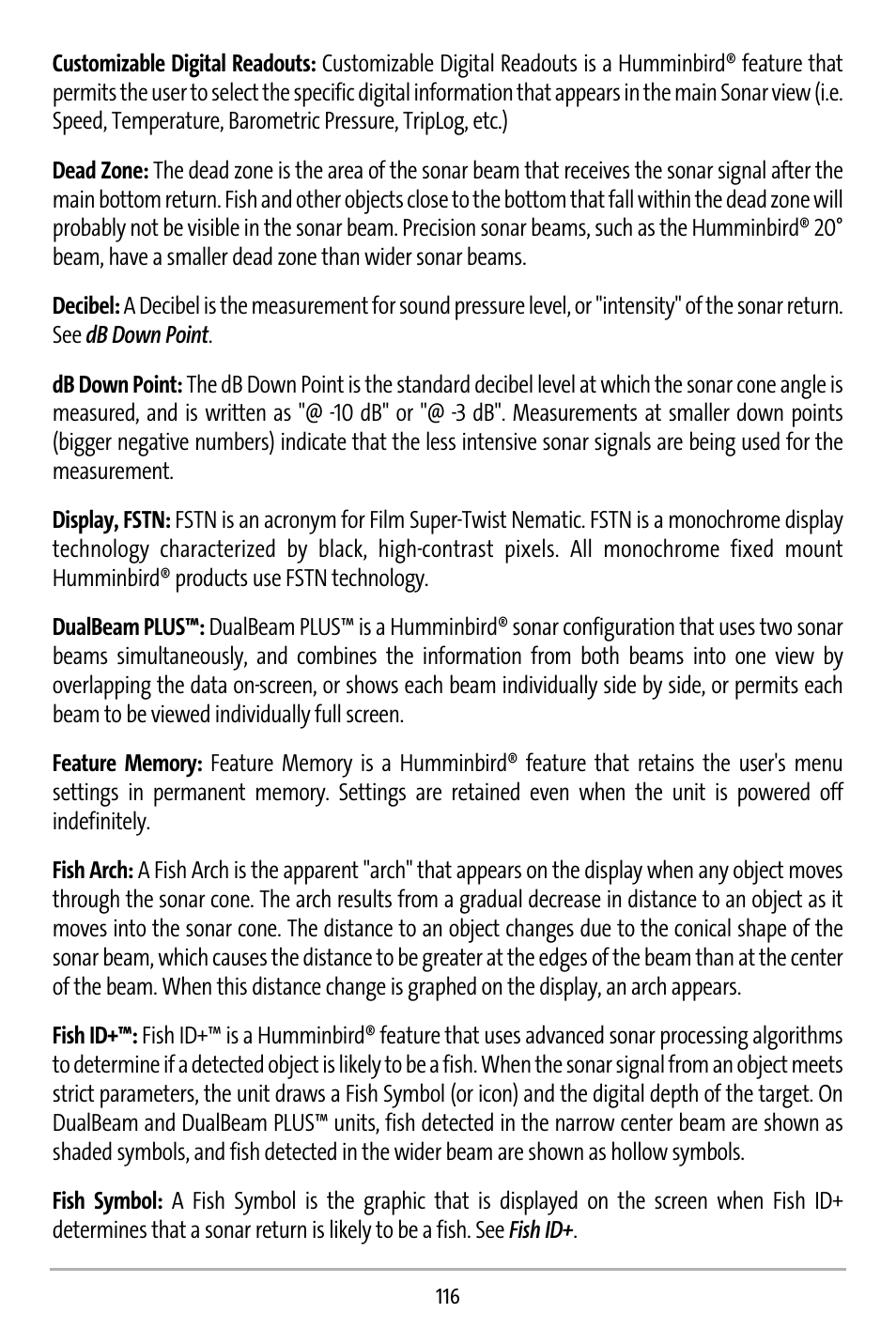 Humminbird 737 User Manual | Page 125 / 138