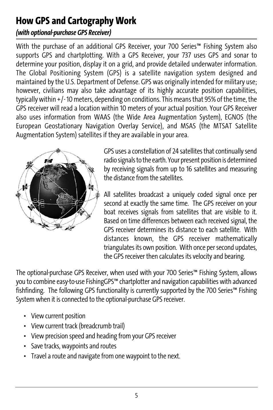 How gps and cartography work | Humminbird 737 User Manual | Page 14 / 138