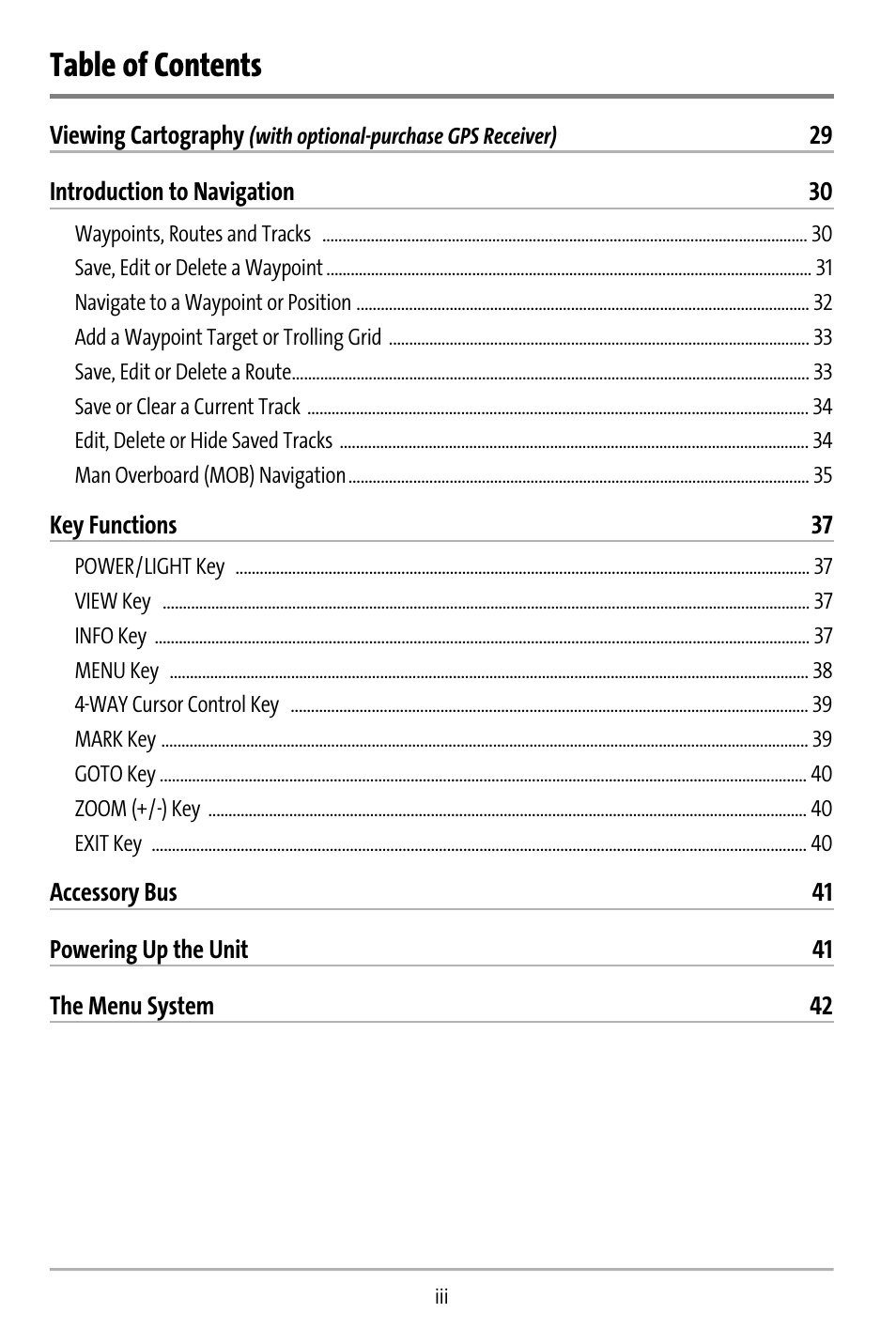 Humminbird 737 User Manual | Page 4 / 138