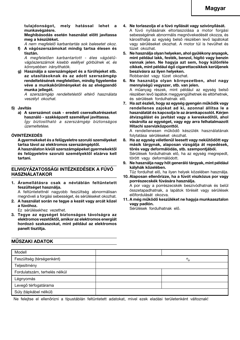 Magyar | Humminbird RB 40VA User Manual | Page 20 / 41