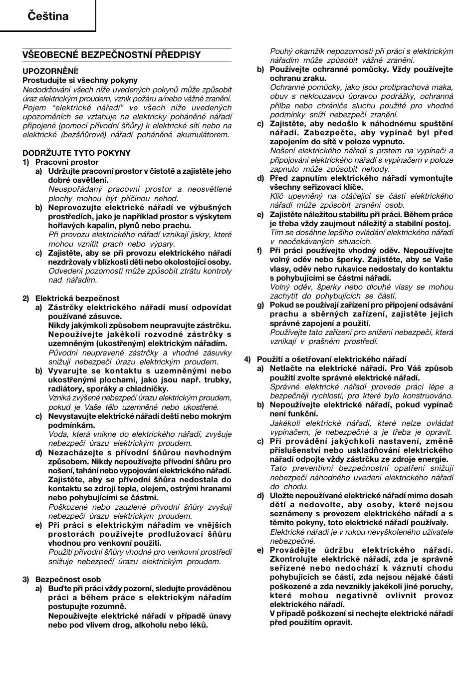 Čeština | Humminbird RB 40VA User Manual | Page 23 / 41