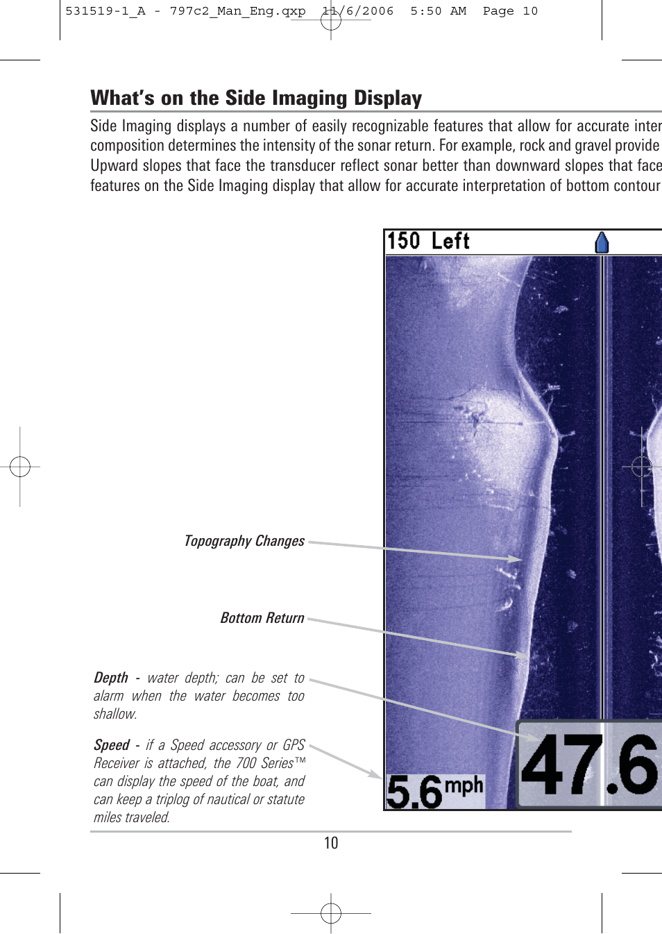 What’s on the side imaging display | Humminbird 700 series User Manual | Page 20 / 183