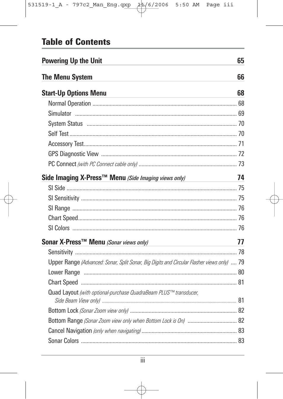 Humminbird 700 series User Manual | Page 5 / 183
