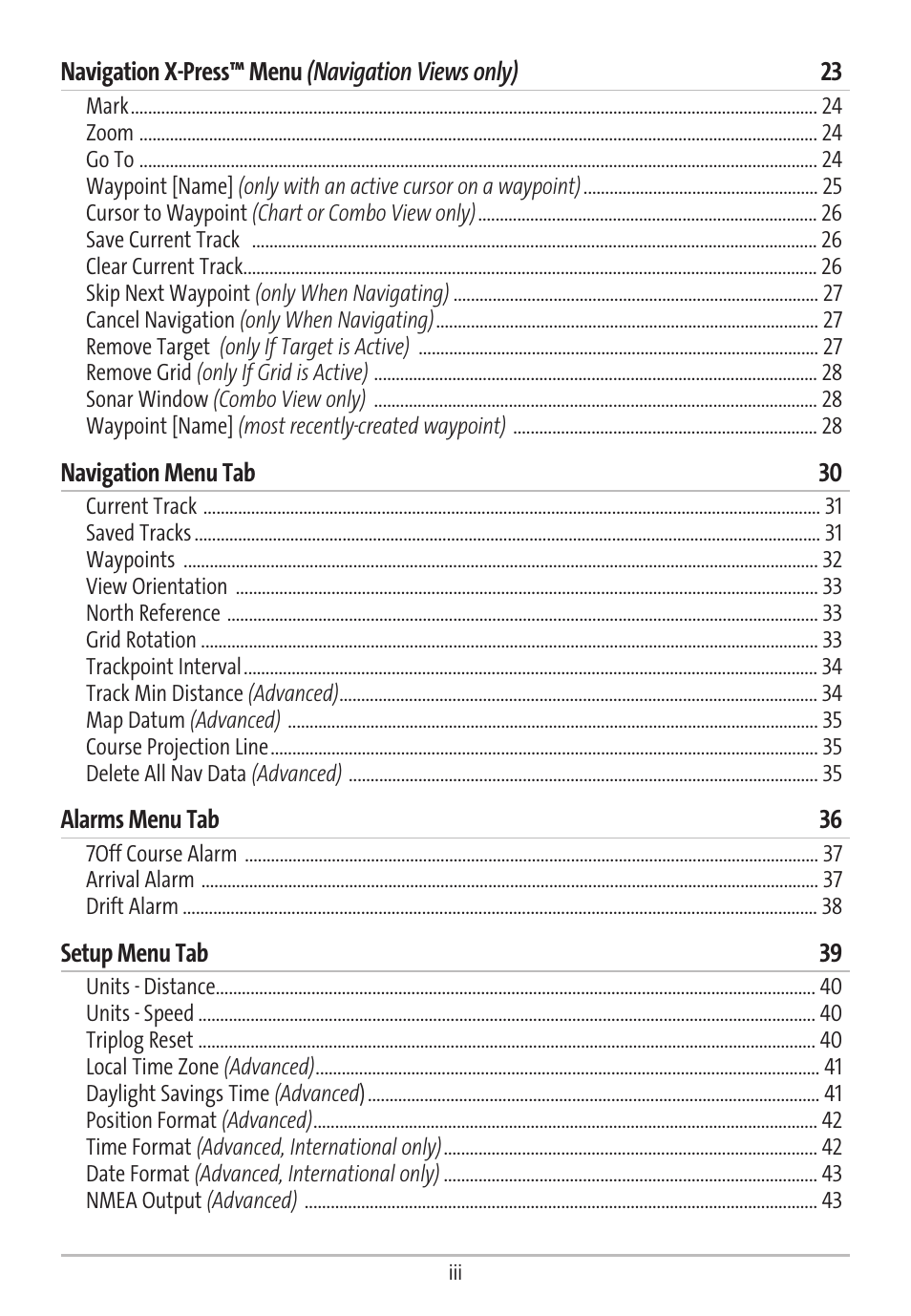 Humminbird GR16 User Manual | Page 4 / 60