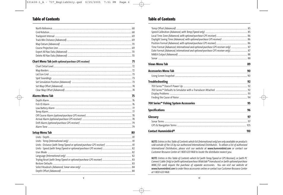 Humminbird 531438-1_A User Manual | Page 4 / 59