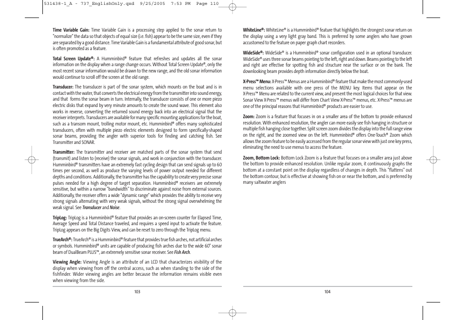 Humminbird 531438-1_A User Manual | Page 56 / 59