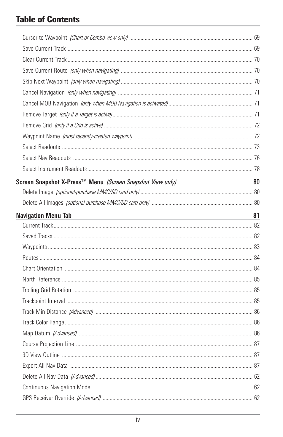 Humminbird 1155C User Manual | Page 6 / 129