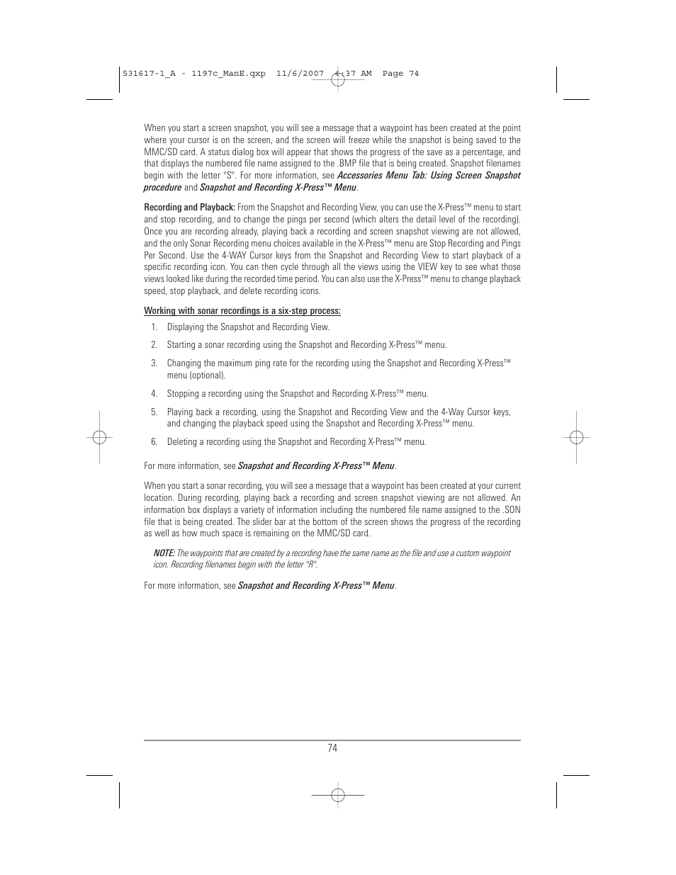 Humminbird 1197C SI User Manual | Page 82 / 196