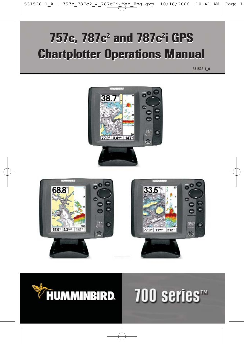 Humminbird 757c User Manual | 168 pages