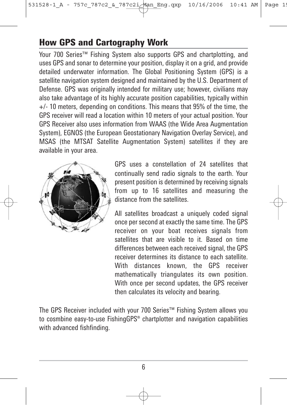 How gps and cartography work | Humminbird 757c User Manual | Page 15 / 168