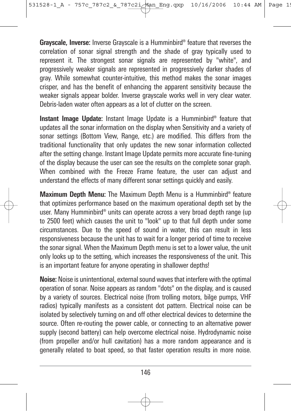 Humminbird 757c User Manual | Page 155 / 168
