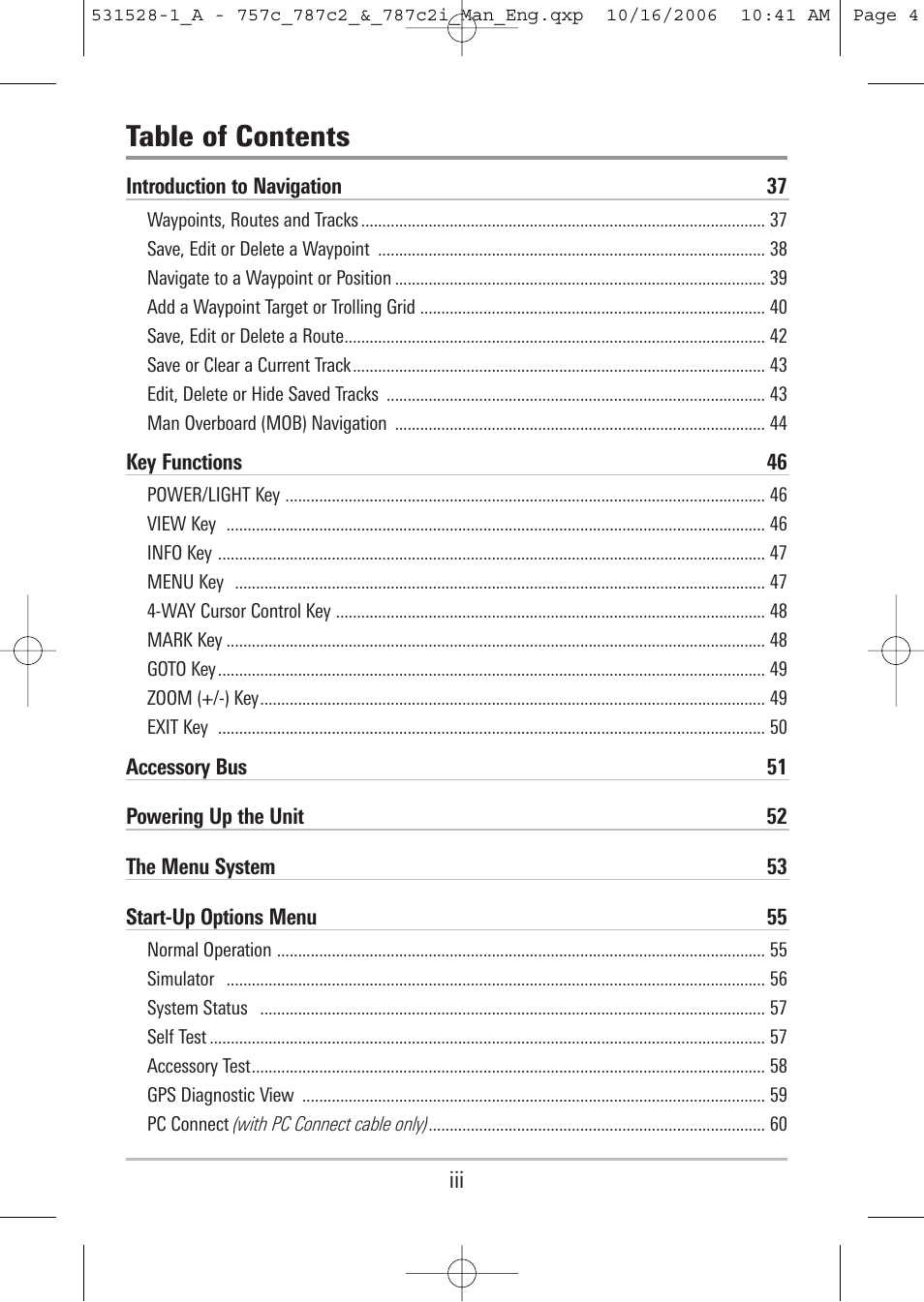 Humminbird 757c User Manual | Page 4 / 168