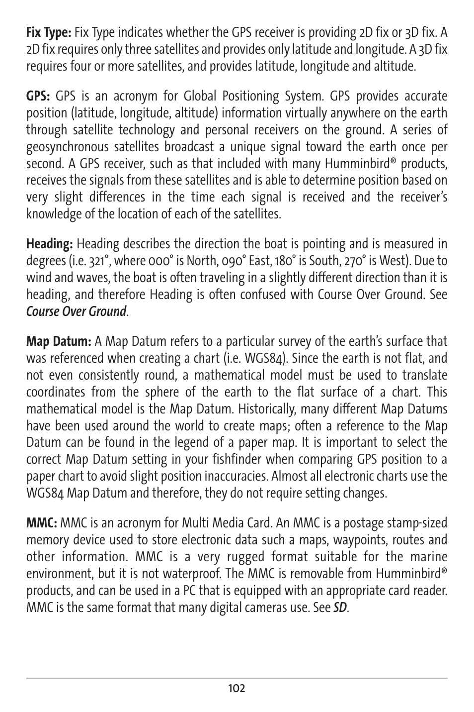 Humminbird 363 User Manual | Page 109 / 116