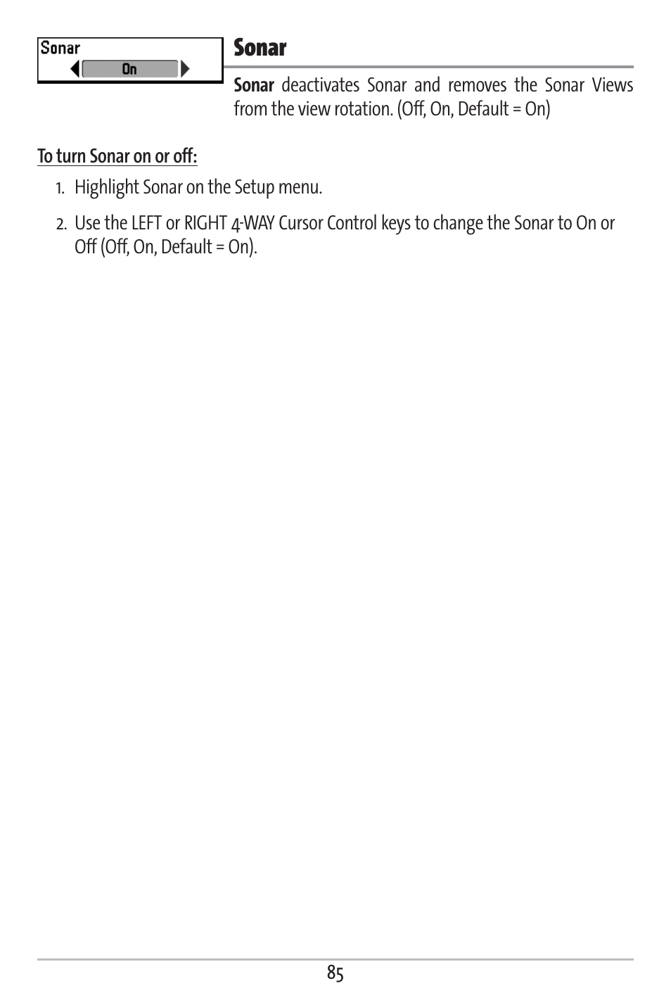 Sonar | Humminbird 363 User Manual | Page 92 / 116