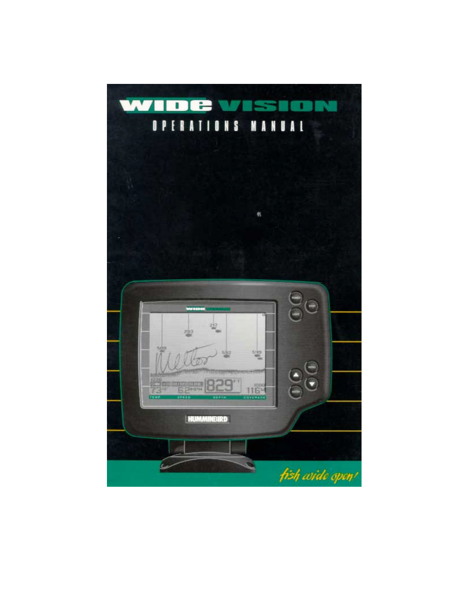 Humminbird Wide Vision User Manual | 32 pages