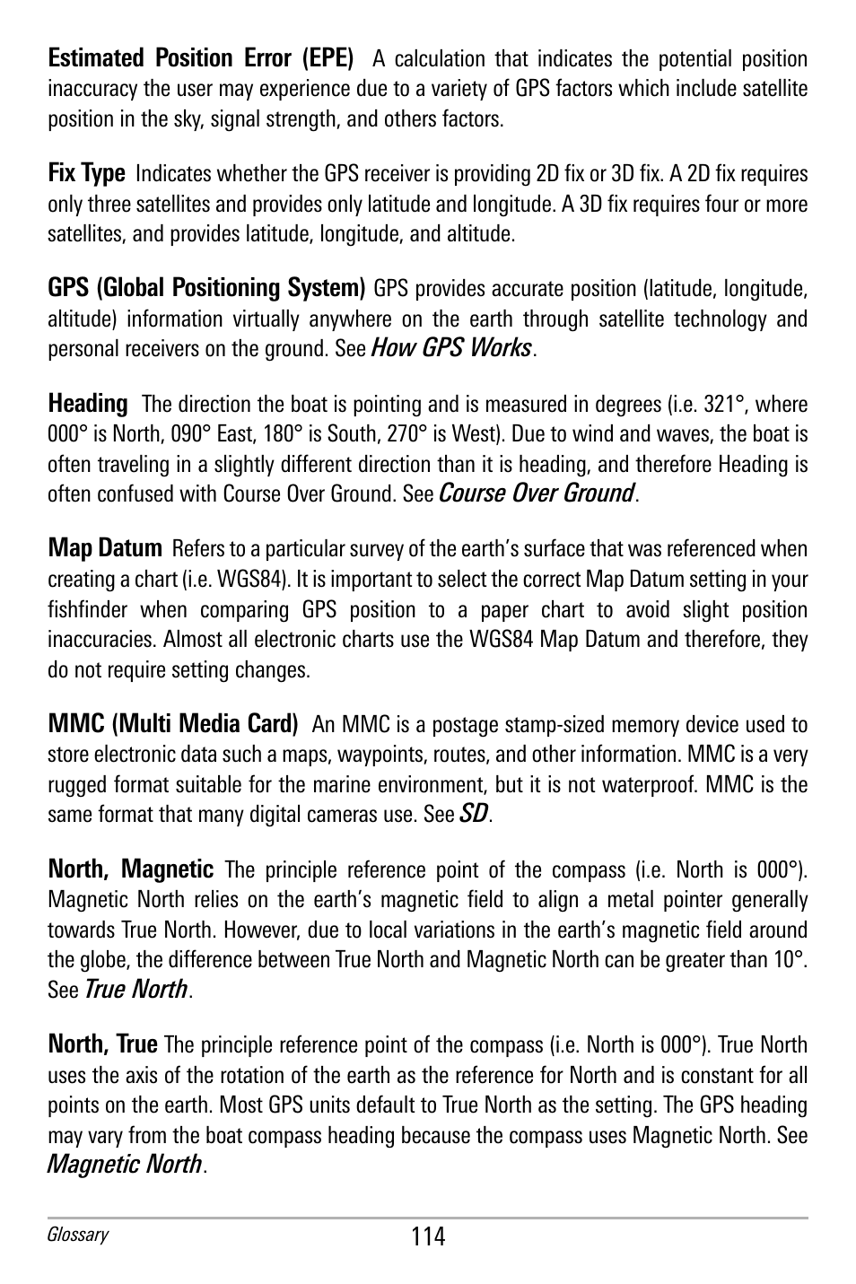 Humminbird 300 SERIES 365I User Manual | Page 124 / 128