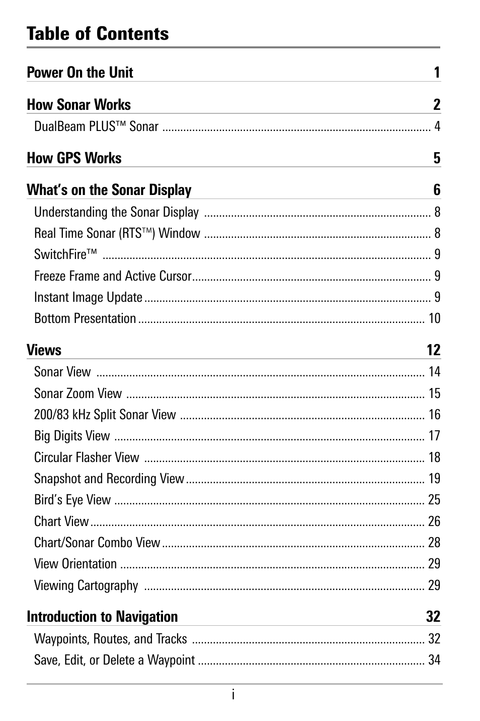 Humminbird 300 SERIES 365I User Manual | Page 4 / 128