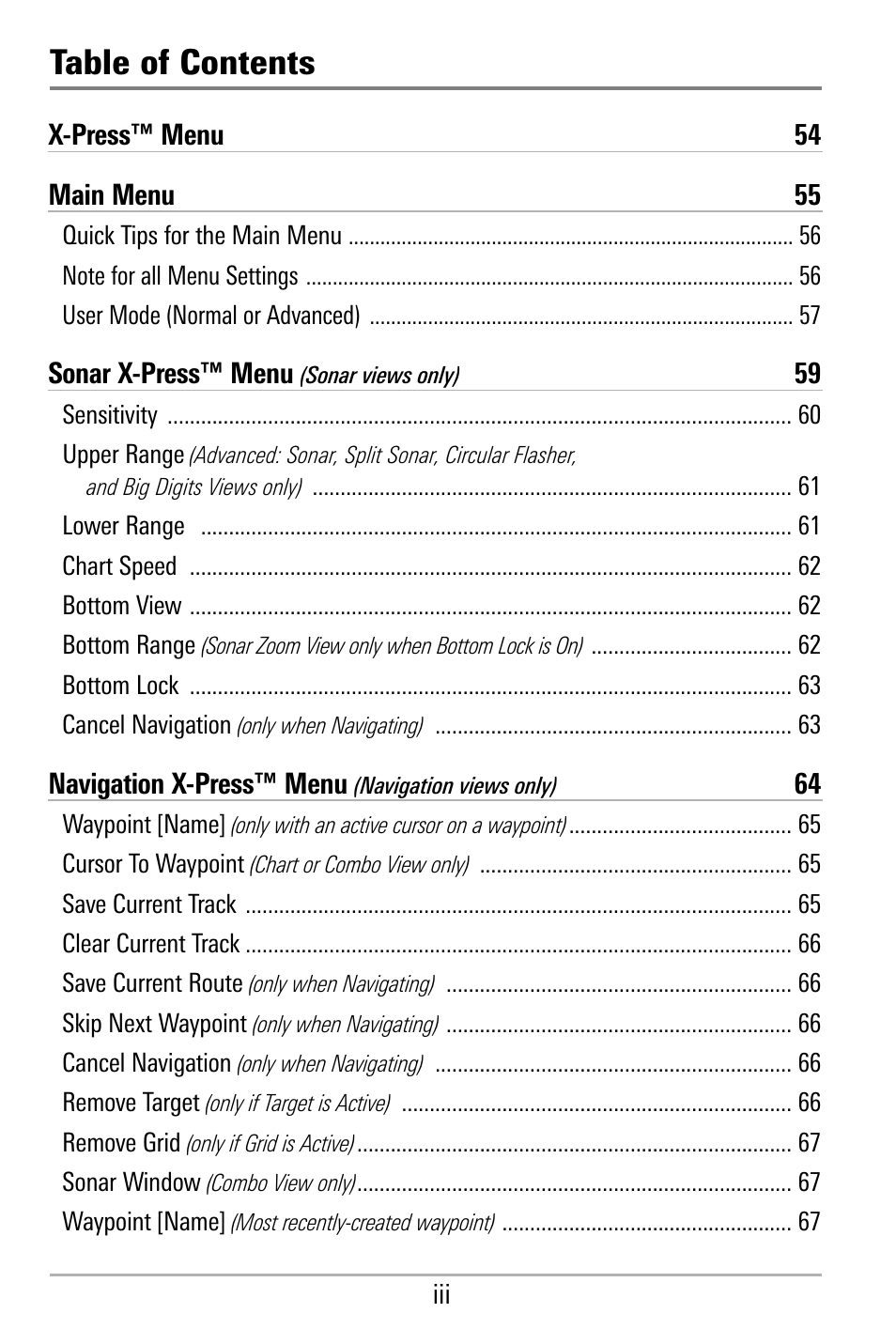 Humminbird 300 SERIES 365I User Manual | Page 6 / 128