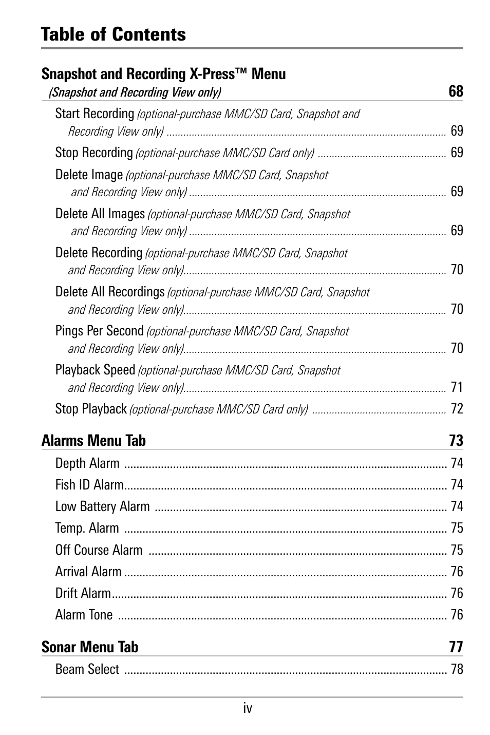 Humminbird 300 SERIES 365I User Manual | Page 7 / 128