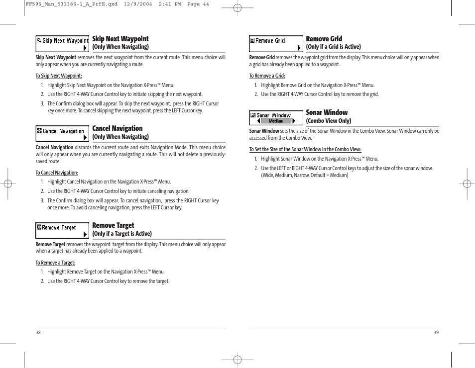 Humminbird 595C User Manual | Page 23 / 41