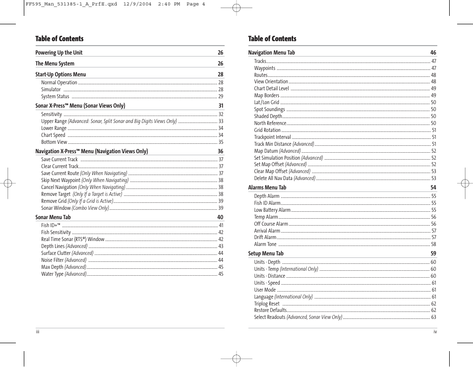 Humminbird 595C User Manual | Page 3 / 41