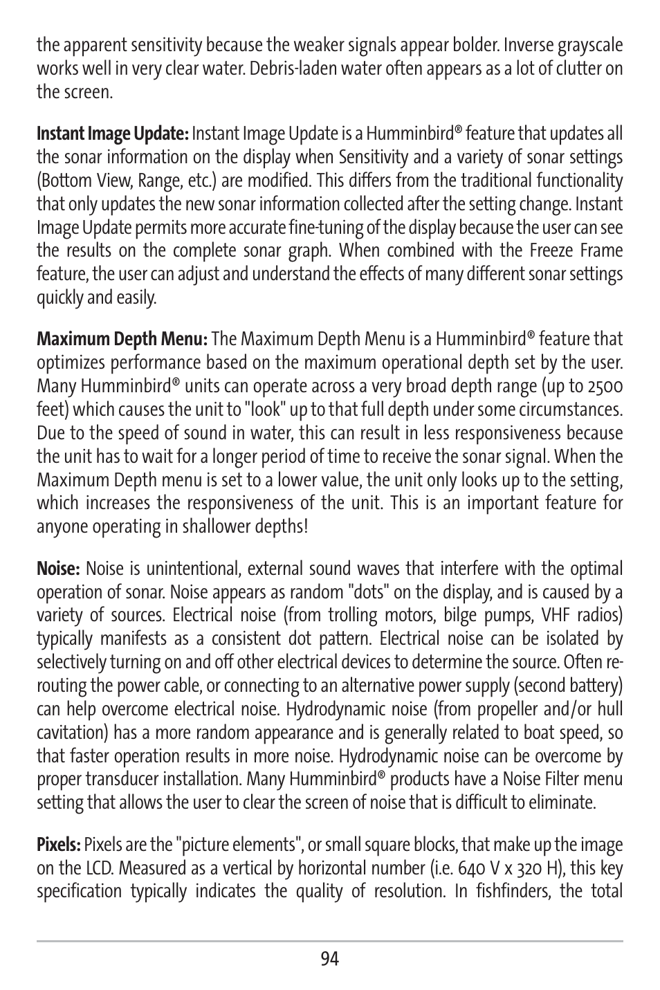 Humminbird 383c User Manual | Page 101 / 118