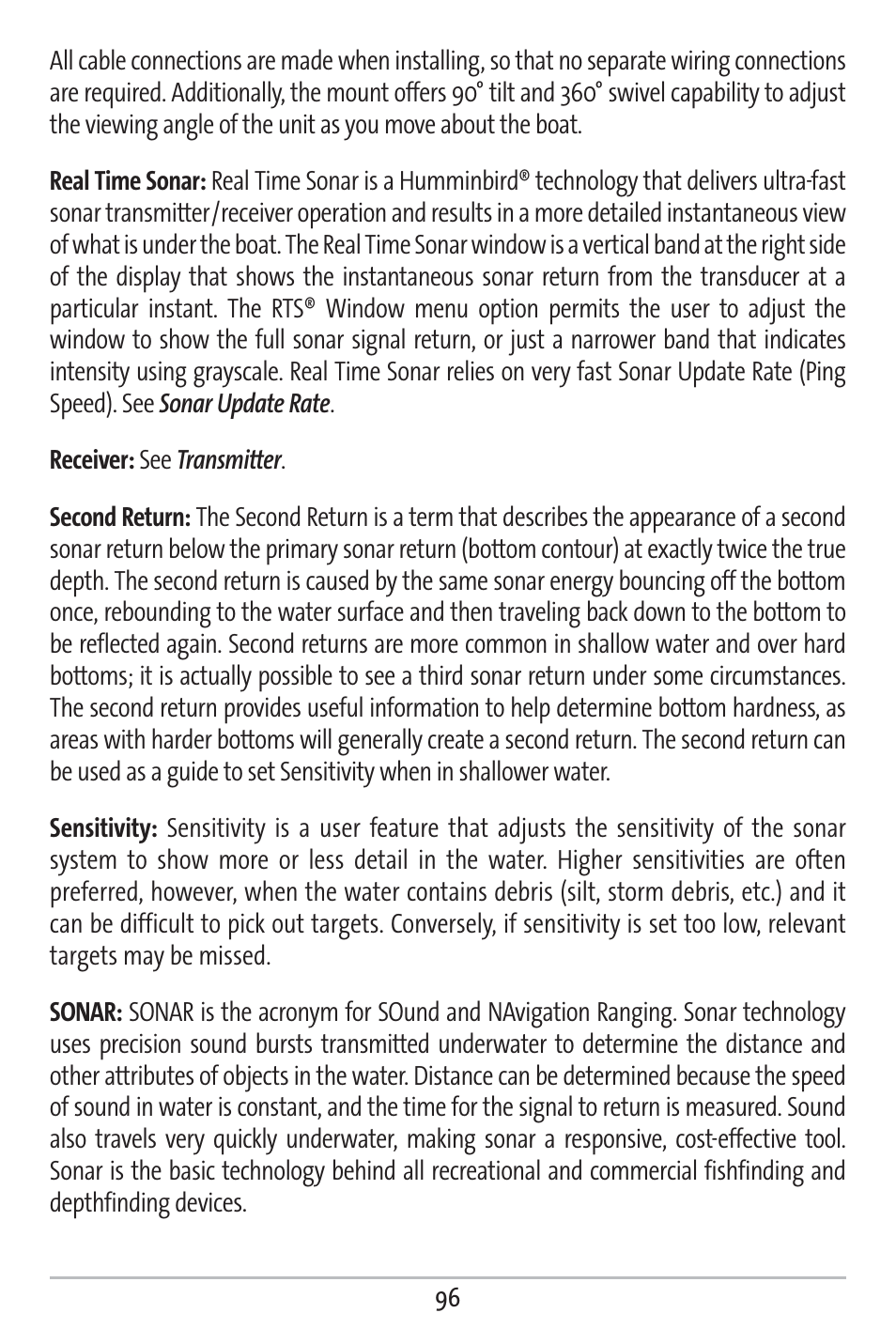 Humminbird 383c User Manual | Page 103 / 118