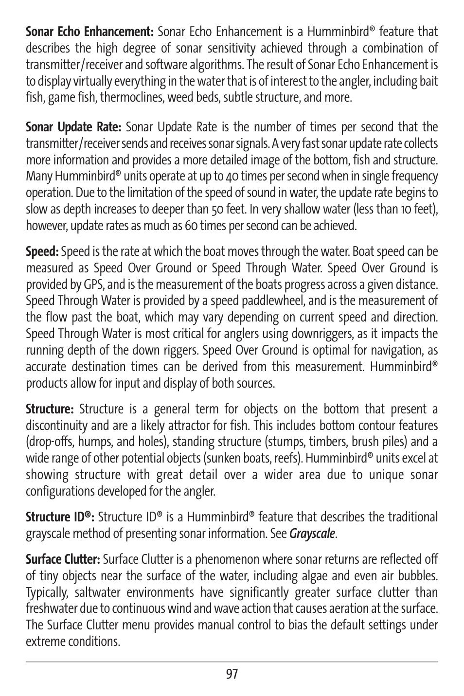 Humminbird 383c User Manual | Page 104 / 118