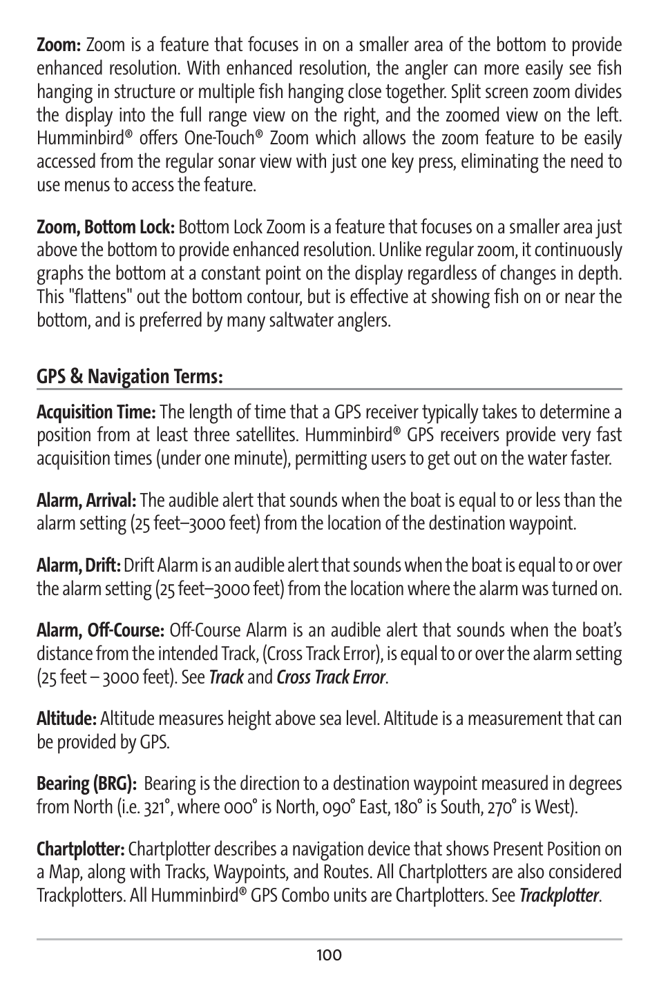 Humminbird 383c User Manual | Page 107 / 118