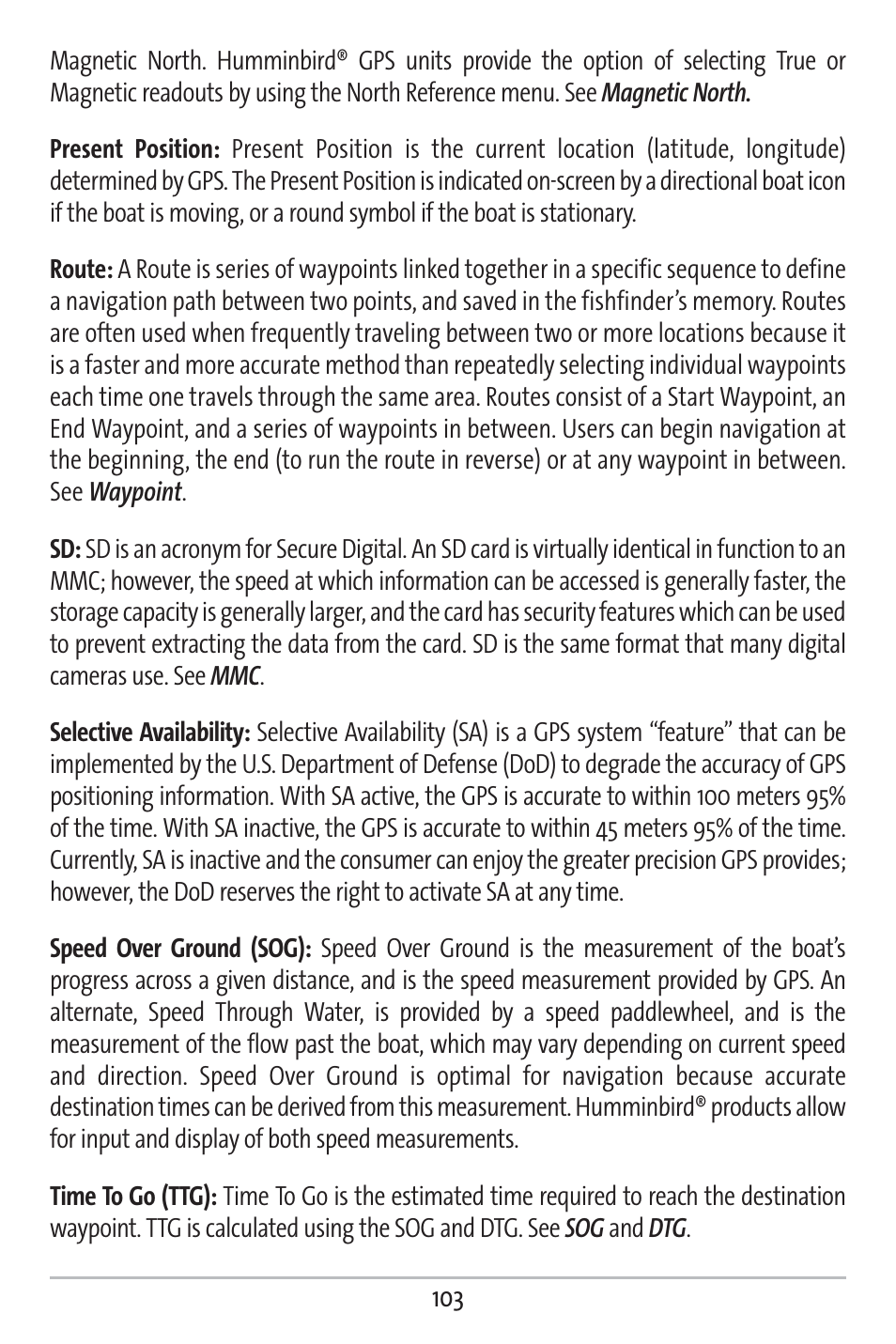 Humminbird 383c User Manual | Page 110 / 118