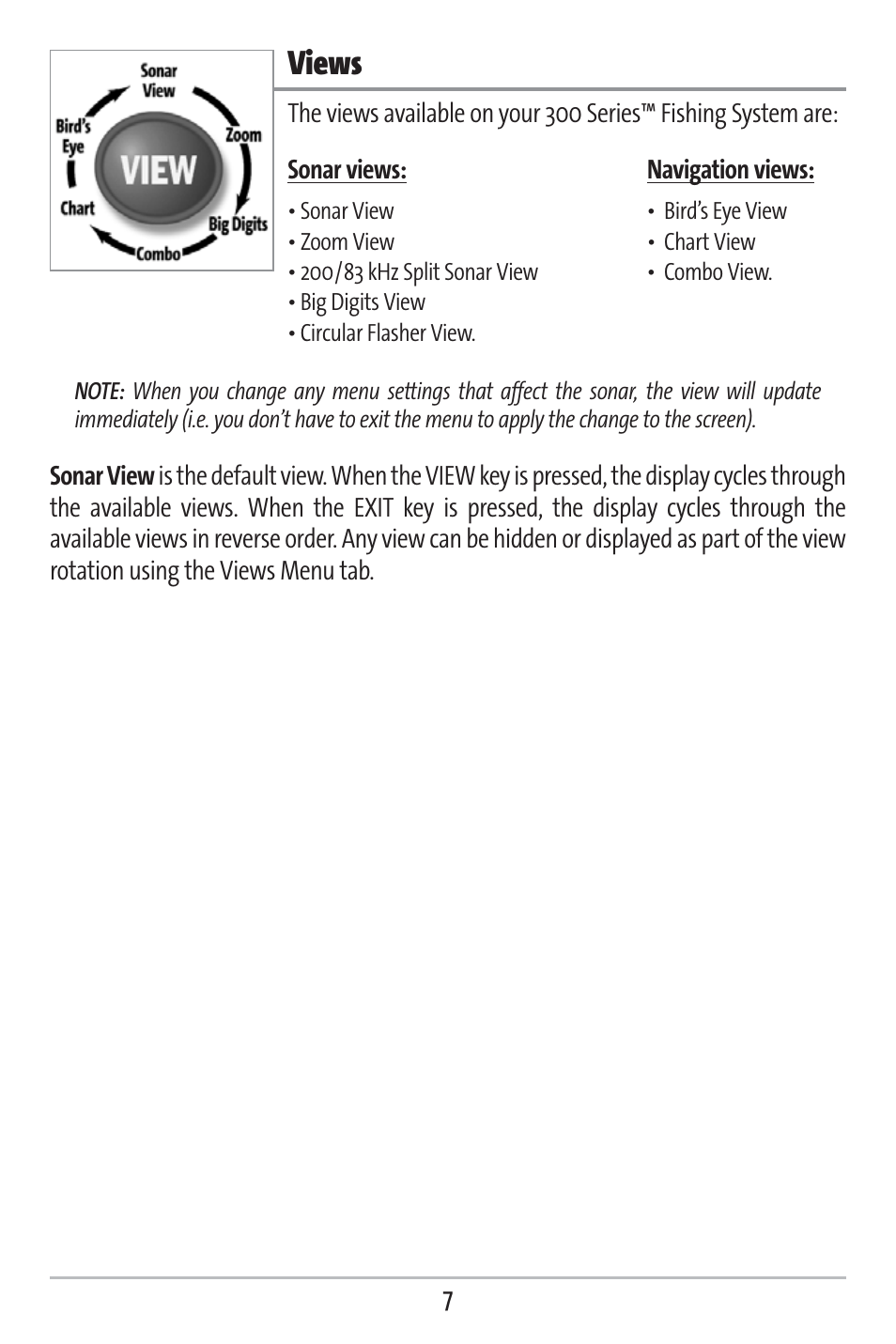 Views | Humminbird 383c User Manual | Page 14 / 118