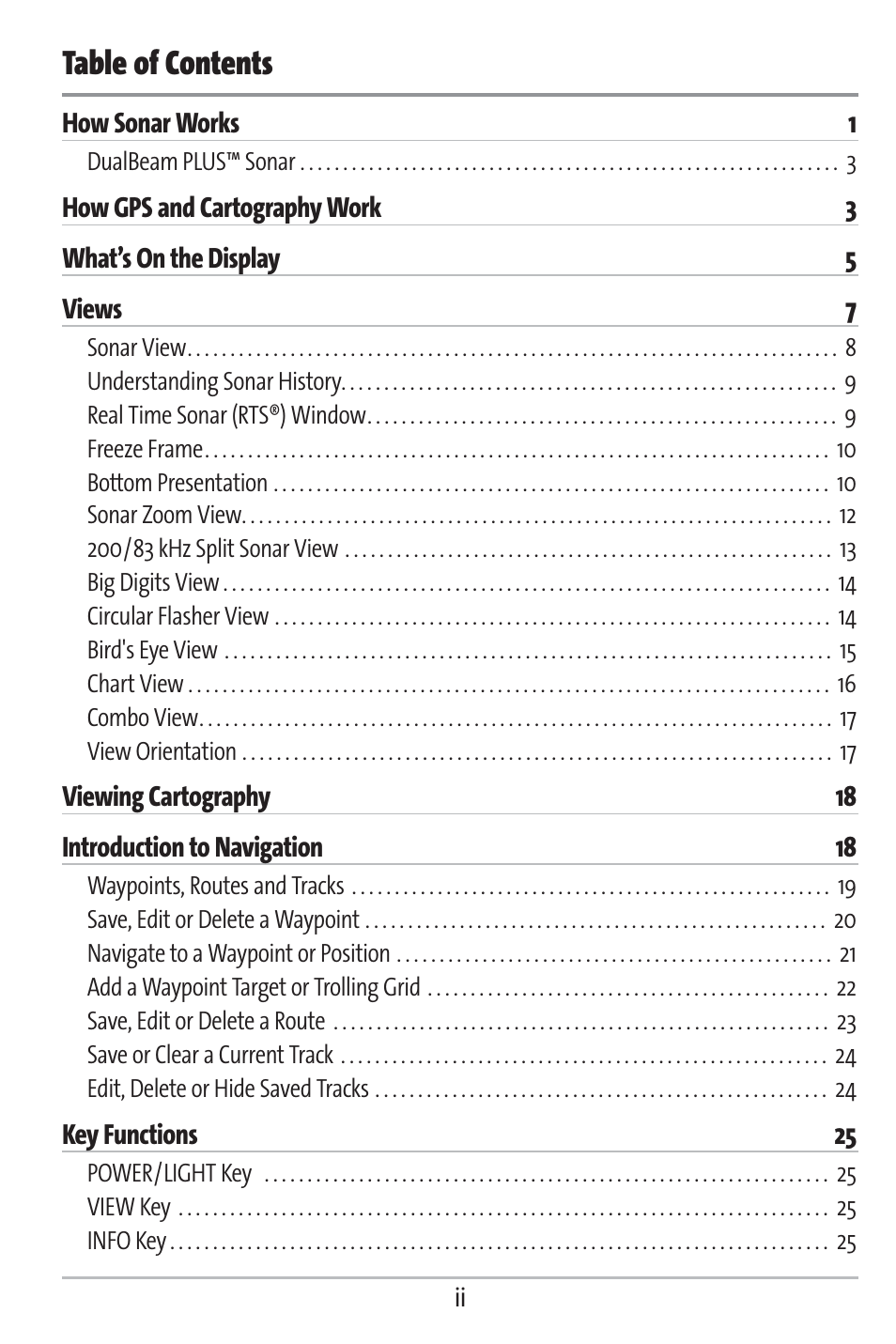 Humminbird 383c User Manual | Page 3 / 118