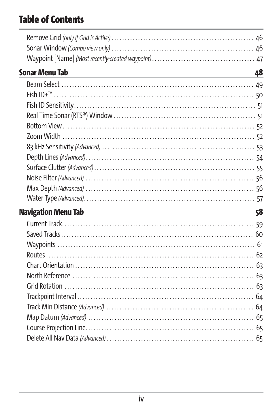 Humminbird 383c User Manual | Page 5 / 118