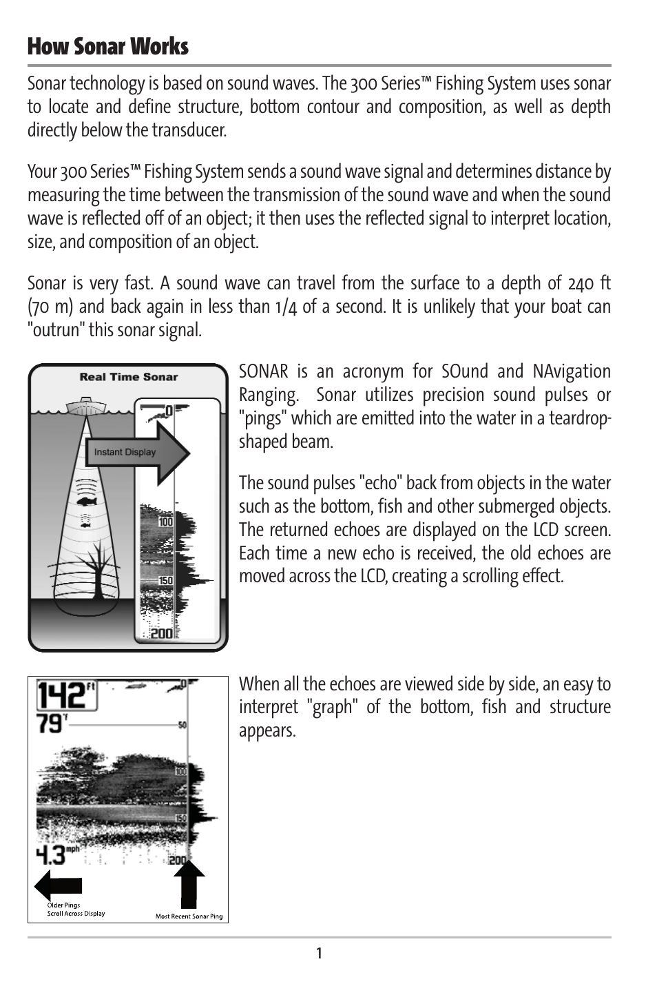 How sonar works | Humminbird 383c User Manual | Page 8 / 118