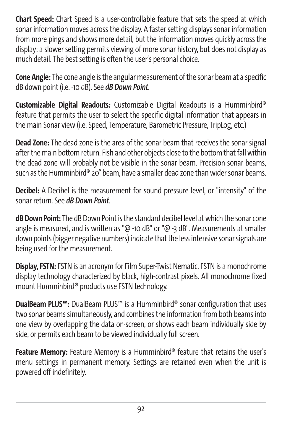 Humminbird 383c User Manual | Page 99 / 118