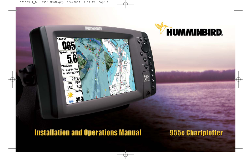 Humminbird 955C User Manual | 96 pages