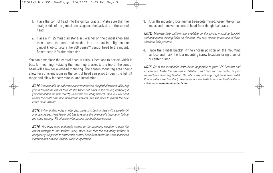 Humminbird 955C User Manual | Page 11 / 96
